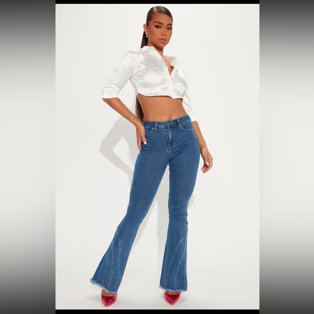 Fashion Nova Dream Girl Flare Jeans 9
